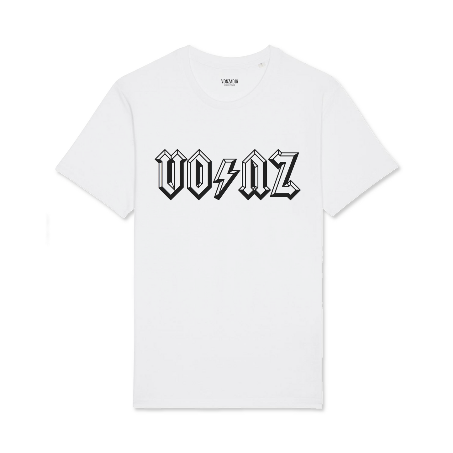 WHITE VONZ THUNDER T-SHIRT